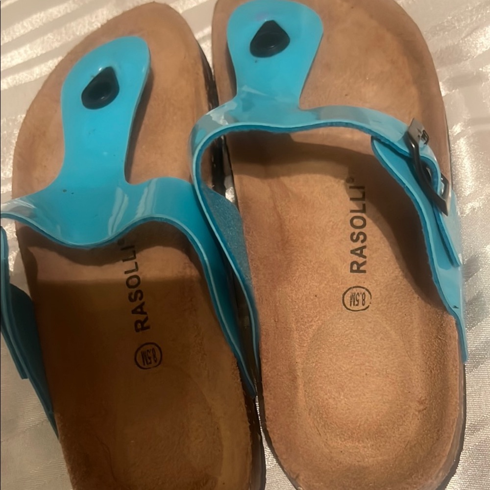 Rasolli Women's Blue Sandals